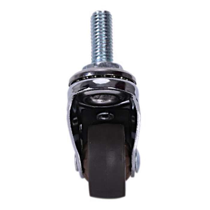 8pcs Mini Small Casters 1 Inch M8x15mm Tpe Universal Casters Wheel