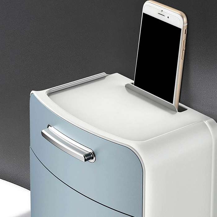 Bathroom Storage Toilet Paper Holder Bathroom Storage Rack Shelf Blue