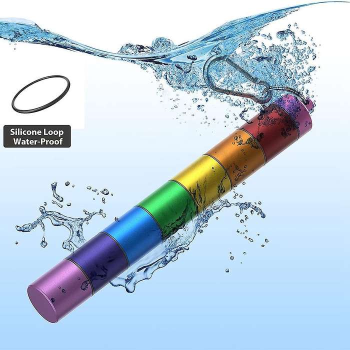 Pill Organizer-weekly Pill Box-metal Pill Box 7 Day Waterproof-2 Pack