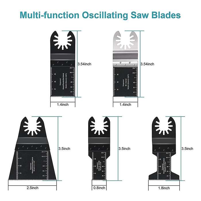 24pcs Metal Saw Blades Compatible with Fein Multimaster Porter Cable