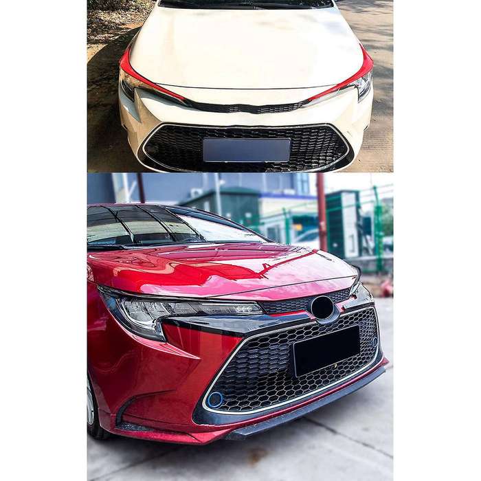 Car Headlights Eyebrow Sticker Trim Cover for Levin 2019-2021 White
