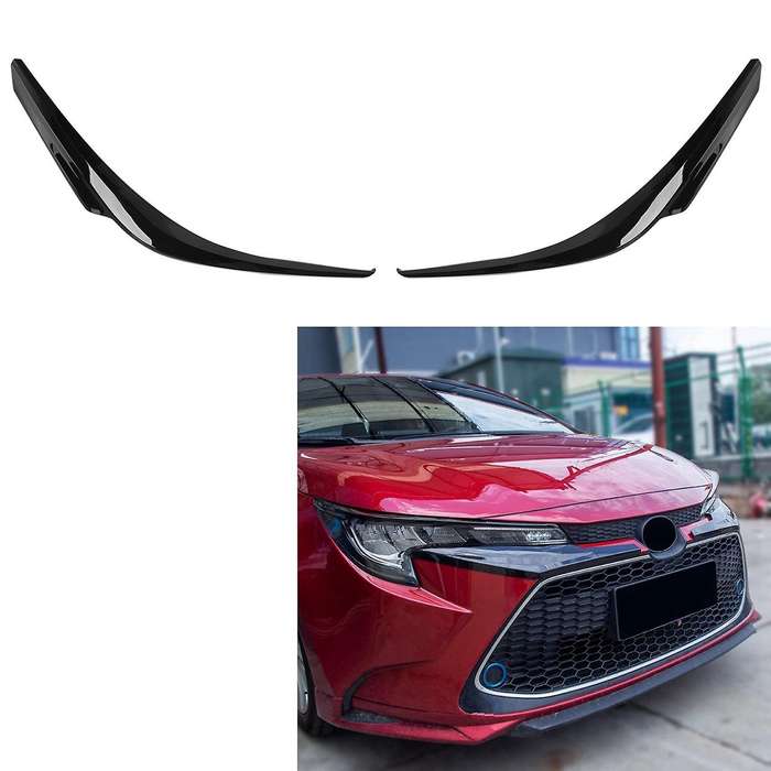 Car Headlights Eyebrow Sticker Trim Cover for Levin 2019-2021 White