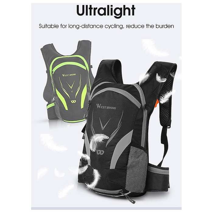 West Biking Bicycle Backpack 16l Capacity Cycling Storage Bag,green