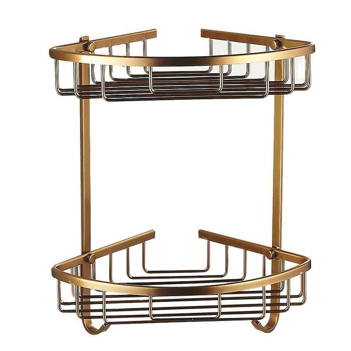 Wall Mounted Antique Finish Aluminum Bathroom Shower Double Layer