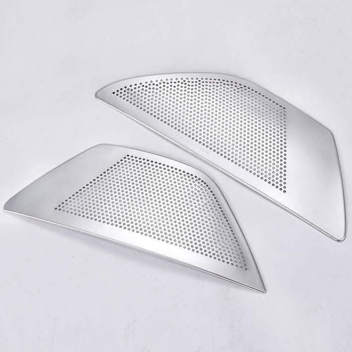 Car Door Stereo Speaker Cover for Bmw 5 Series Aluminum Alloy 2pcs