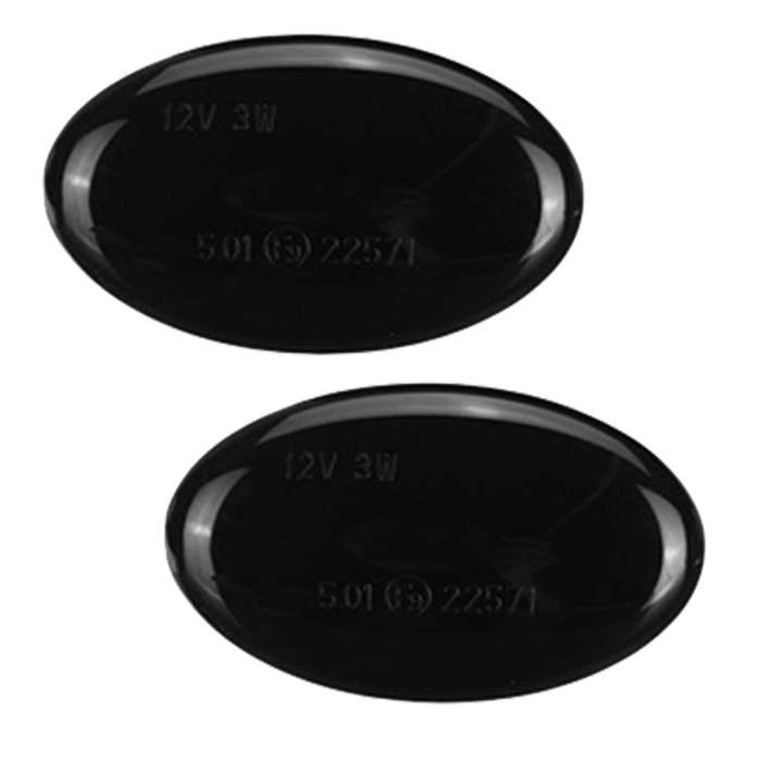 2pcs Led Car Side Marker Light for Mercedes-benz Smart W450 Black