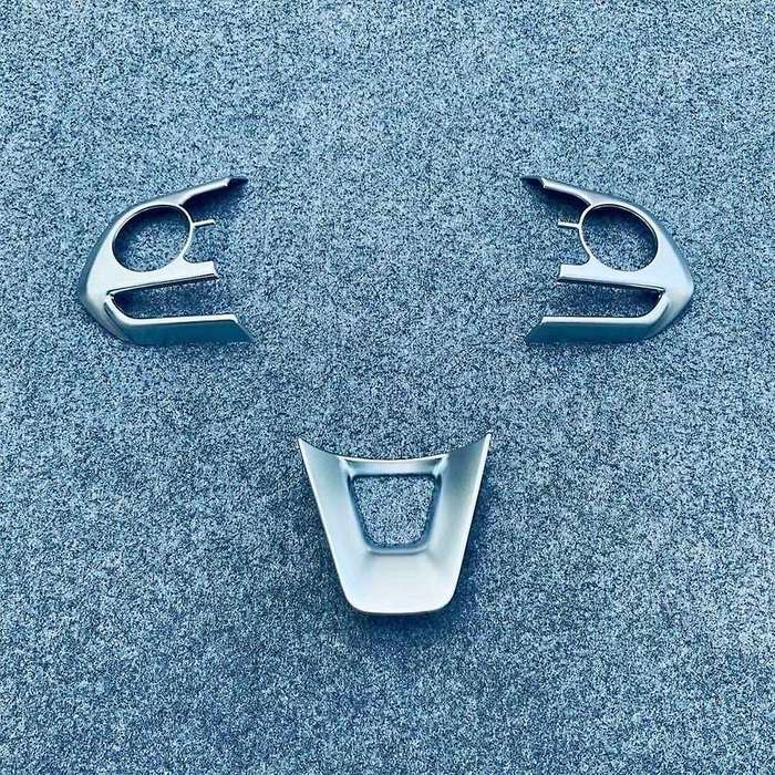 For Corolla Cross 2020-2022 Car Steering Wheel Button Cover Chrome
