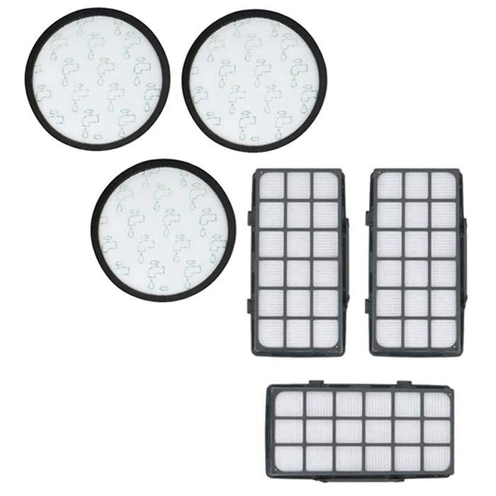 Hepa Filter Kit for Rowenta Ro7611 Ro7623 Vacuum Cleaner, Set Of 3