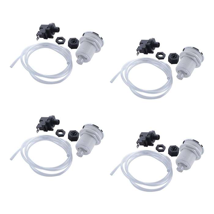 16a On Off Push Button Switch Whirlpool Jet for Bath Tub Spa Garbage