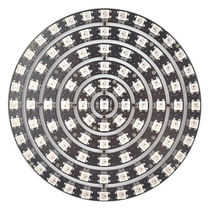 Ws2812 Radius 110mm Led Ring 5050 Dc5v Diy Led Ring 93 Bits Leds