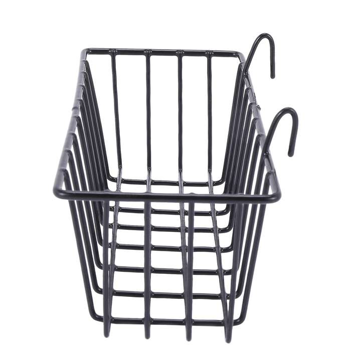 2 Pack Wall Grid Panel Hanging Wire Basket,grid Wall Storage Basket