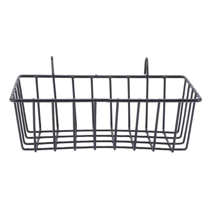 2 Pack Wall Grid Panel Hanging Wire Basket,grid Wall Storage Basket
