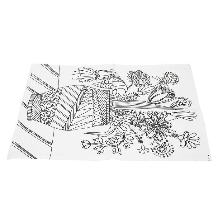 Doodle Decorative Painting Diy Doodle Crafts Canvas Painting(epergne)