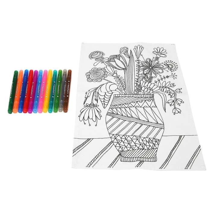 Doodle Decorative Painting Diy Doodle Crafts Canvas Painting(epergne)