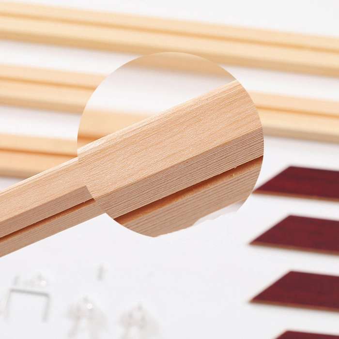 Wooden Telescopic Pole Painting Canvas Wooden Frame, (40x50cm)
