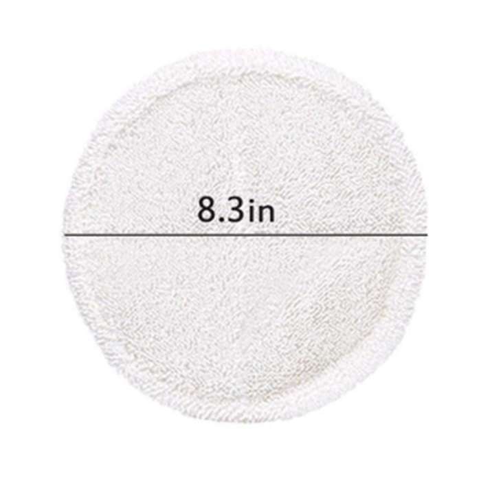 8pcs Replacement Part for Bissell 8.3in Soft Mop Pads Fits Spinwave