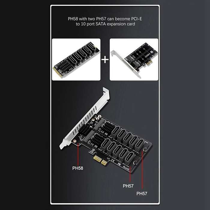 M.2 Ngff B-key Sata Change 5 Port Expansion Card 6gbps Expansion Card