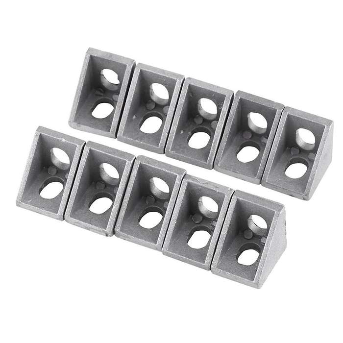 20pcs 4040 Aluminum Corner Brackets 40 X 35 Connector Fastene