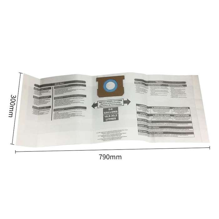 10pc Replacement Wet/dry Vacuum Bags Dust Bags for Shop-vac Ridgid