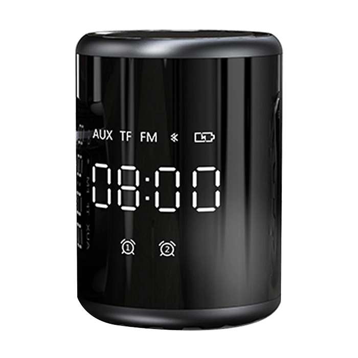 A18 Portable Bluetooth Speaker Display Alarm Clock Speaker Subspeaker