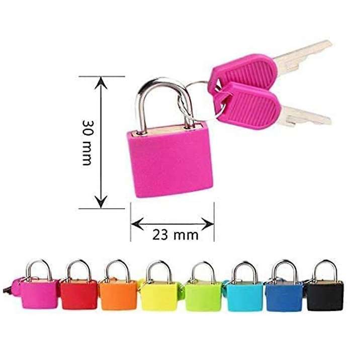 16 Pcs Suitcase Lock with Keys, Filing Cabinets for Laptop Bag