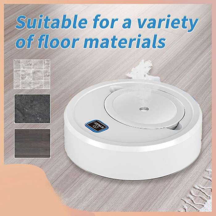Automatic Sweeping Robot and Air Humidifier In One,black