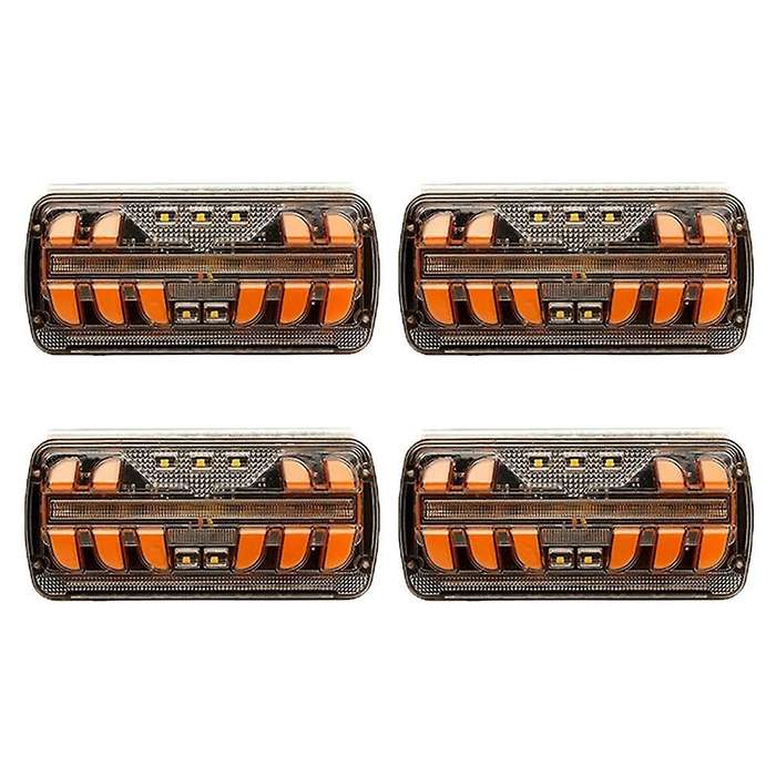 4pcs Led Trailer Lights 12-24v Side Marker Lights Trailer Tail Lights