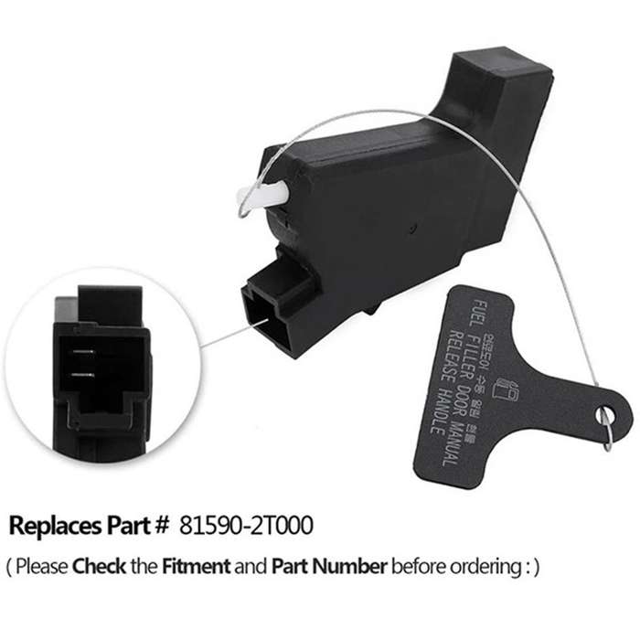 For Kia Optima Hyundai Sonata Hybrid Fuel Gas Door Release Actuator