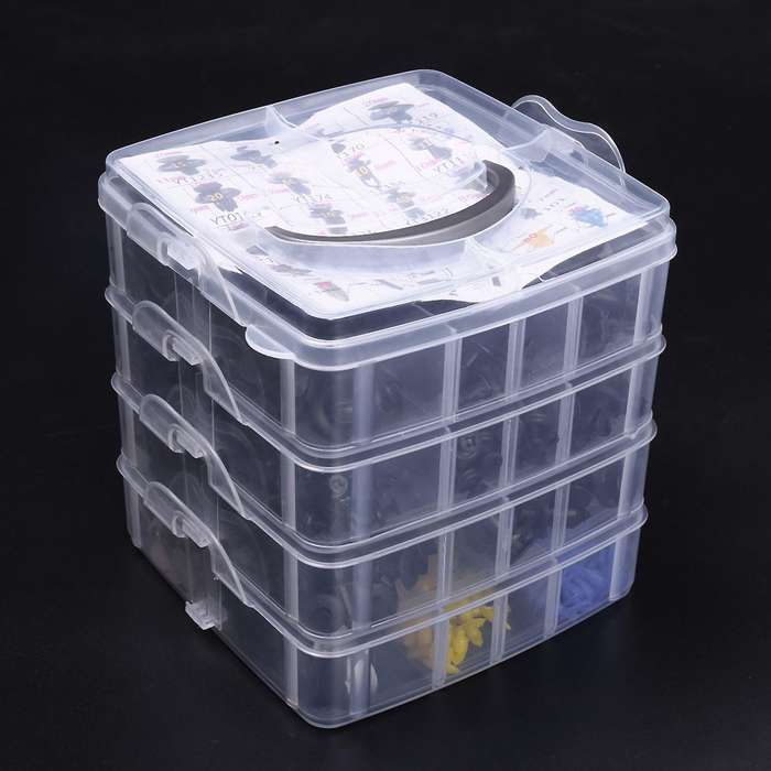 650 Pcs Plastic Car Fender Retainer Different Fasteners Clip Moulding