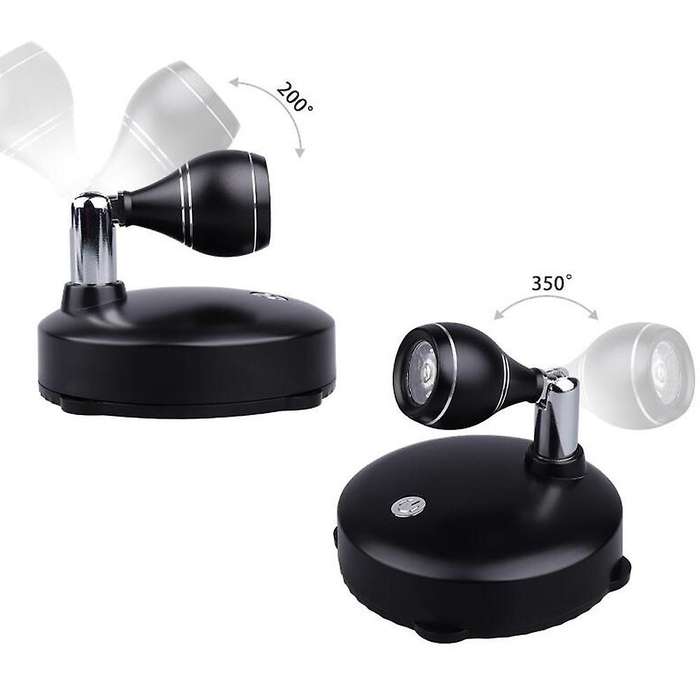 Battery Art Lights for Paintings,led Light with Remote (2 Pack, B)