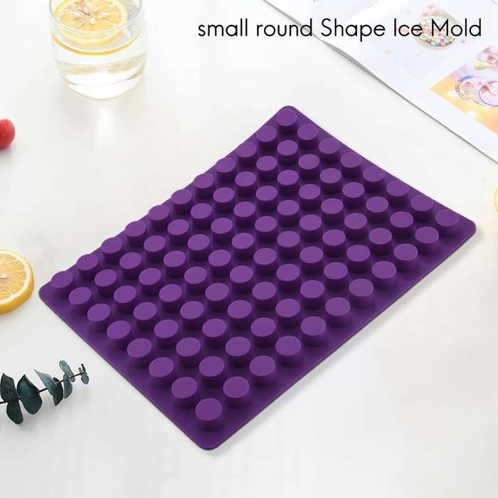 88 Holes Silicone Round Shape Ice Mold Ice Cream Maker Accessories