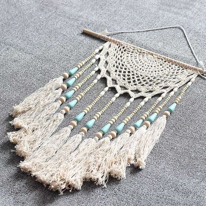 Macrame Wall Hanging Woven Tapestry Boho Chic Tassels Pendant