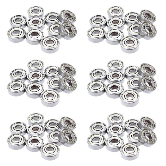 10 Pcs. Ball Bearings Miniature Deep Groove Ball Bearings 608 Zz