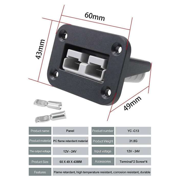Suitable for Anderson Plug Connector Terminal 50a Cable Car Connector