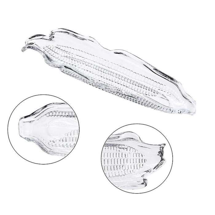6 Pack Corn Trays + 12 Pcs Corn Holders Plastic Dinnerware for Corn