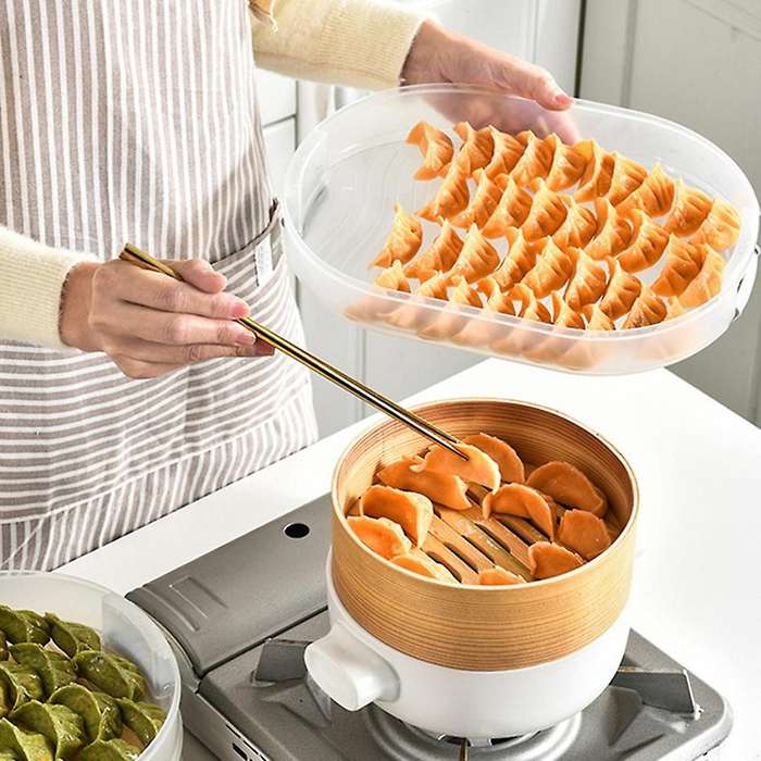 Household Wonton Dumpling Storage Box Multi-layer Food Grade C