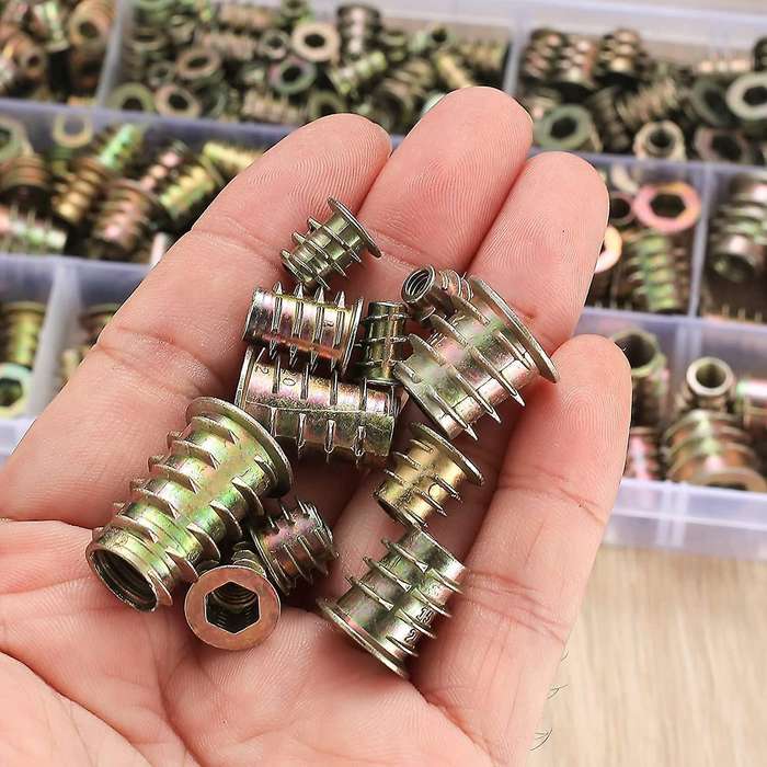 235 Threaded Nut Inserts, M4/m5/m6/m8/m10 Zinc Alloy Threaded Sockets