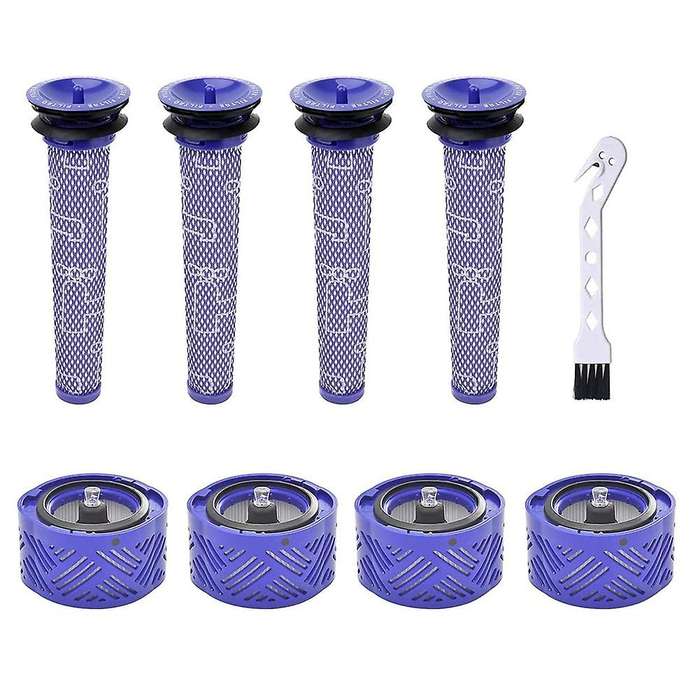 The Vacuum Filter Replacement Kit 4 Post Filter, 4 Pre Filter