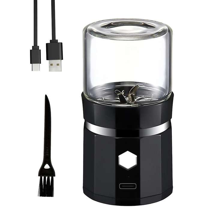 Mini Electric Grinder Portable Vanilla Grinder Usb Rechargeable Mill