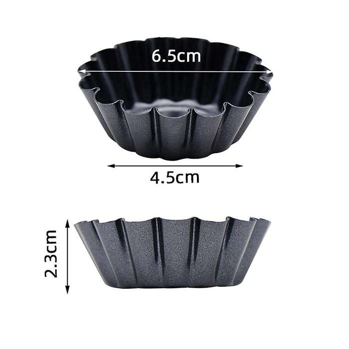 Egg Tart Molds,tart Pans Muffin Cake Mold Resuable Tiny Pie Tartlets