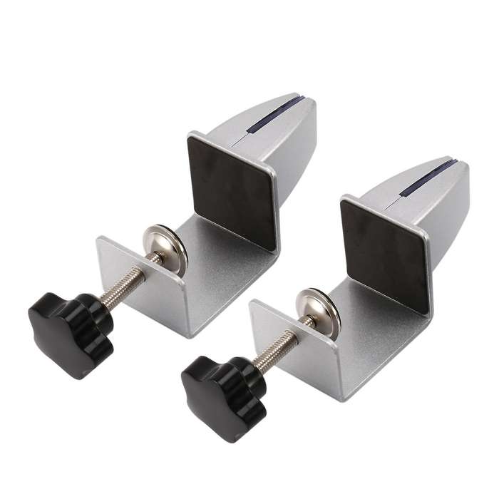 2pcs Sneeze Guard Bracket Clamp for 1/8 Inch to 1 Inch Acrylic Panels