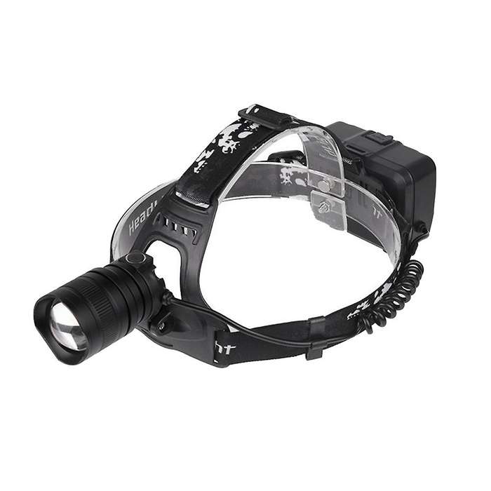 Xhp50 Headlight, Strong Light Outdoor + Usb Cable+3x18650 Battery