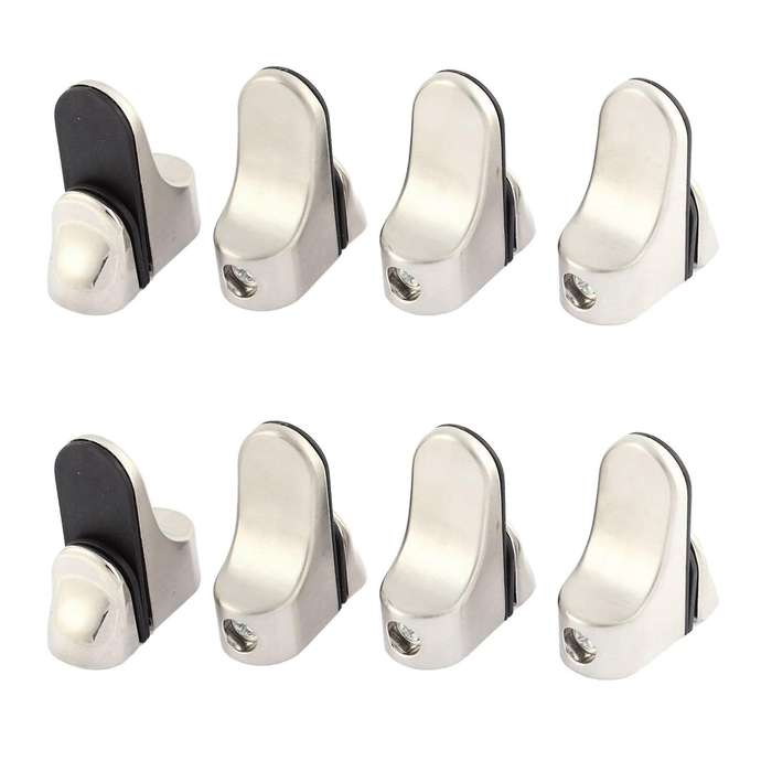 4 Stk Edelstahl 3-20mm Dicke Glasregal Spanner Clip Halterung Halter