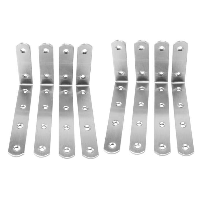 8pcs Corner Brackets 3x5 Inch,right Angle Bracket 304 Stainless Steel