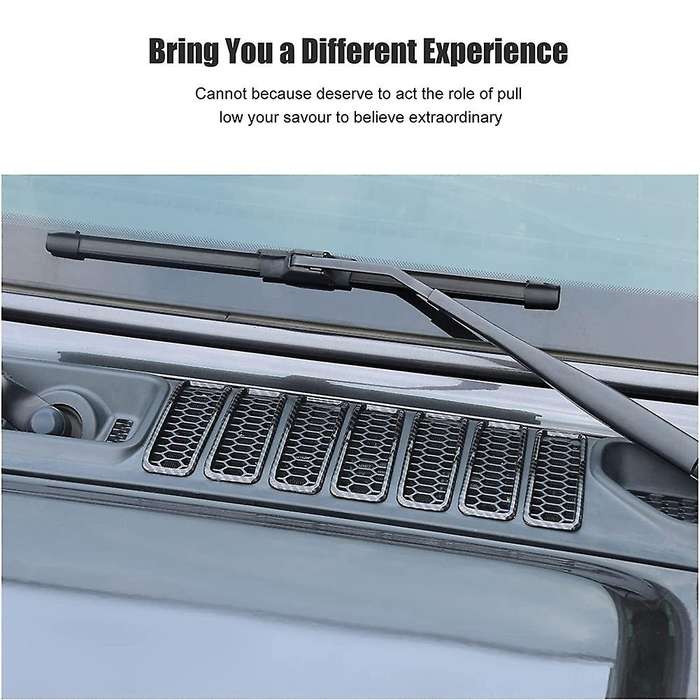 Jl Hood Vent Cover Air Intake Trim Frame for Wrangler Jl 2018+ &jt, A