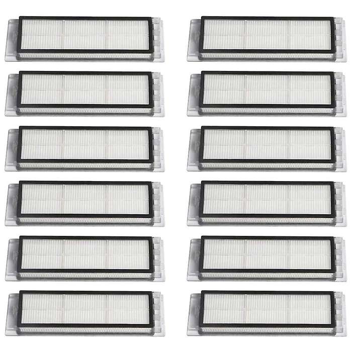 12 Pack Hepa Filters for Xiaomi Roborock S50 S51 S55 S5 S6 Cleaner