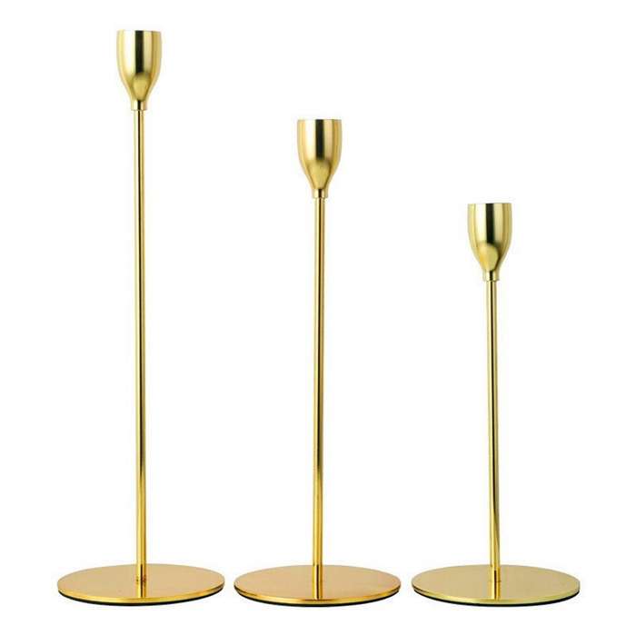 Metal Candle Holders Candlestick Fashion Wedding Table Candle D