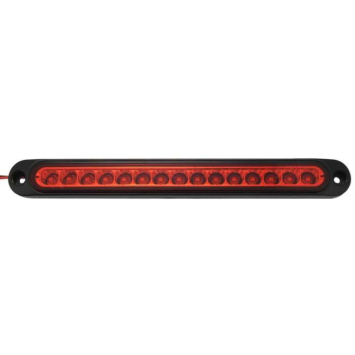 10 Inch Truck & Rv Trailer Light Bar 15 Led Third Brake Lights Red