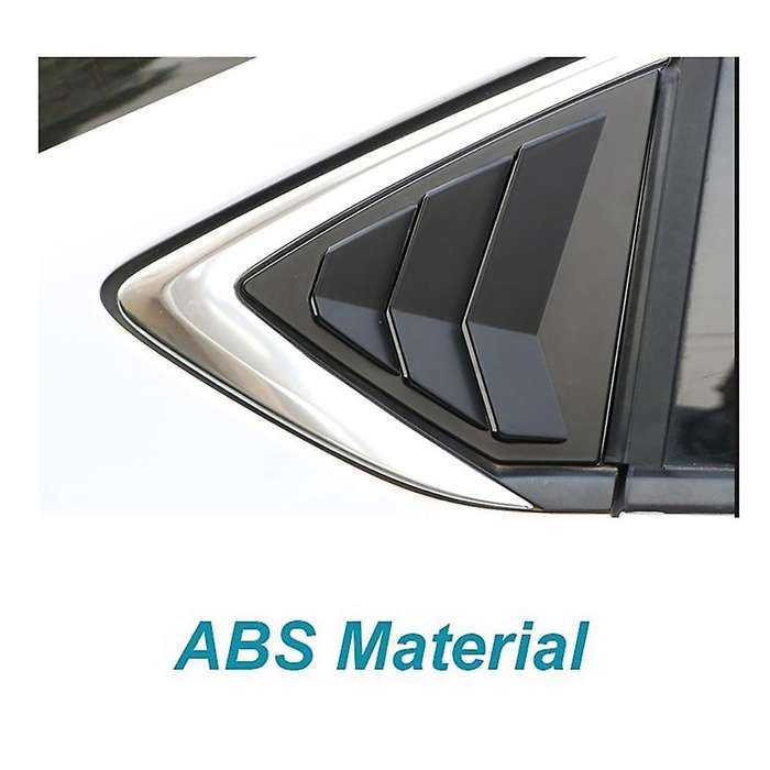 2pcs for Buick Regal 2017-2021 Rear Window Louver Cover, Matte Black