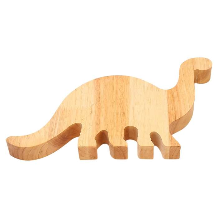 Long-necked Dragon Pine Piggy Bank Transparent Crafts Gift 31.7x18cm